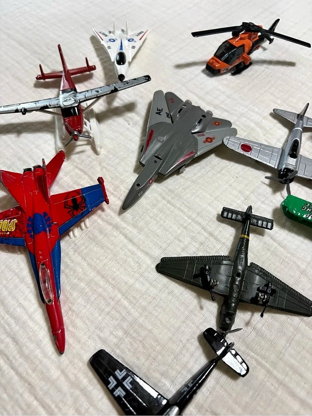 Assorted Toy Airplanes & Helicopters